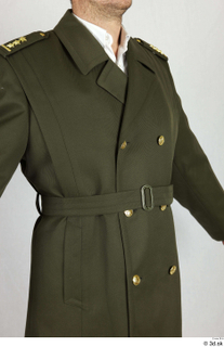  Photos Army Colonel in Uniform 1 21th century Army Colonel green jacket upper body 0008.jpg